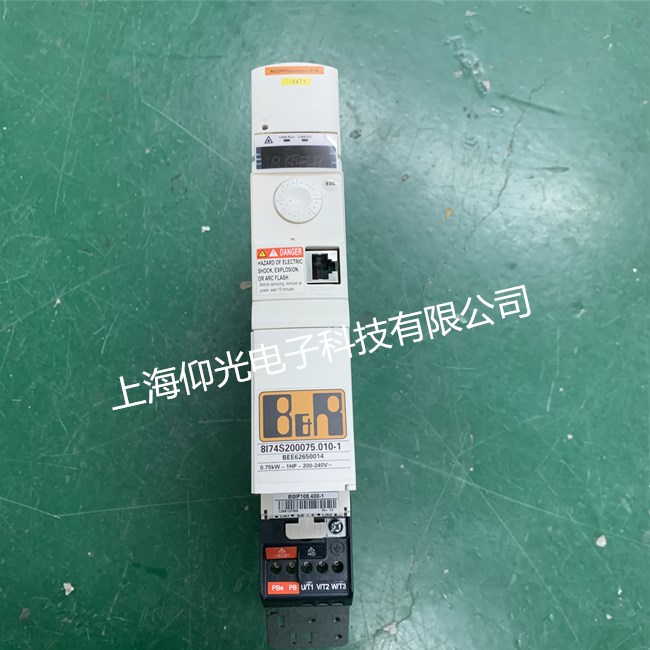 貝加萊變頻器維修8I74S200075.010-1模塊損壞故障維修