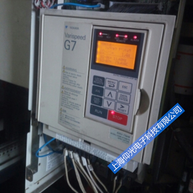 安川G7系列變頻器維修45kw報(bào)VCF報(bào)警代碼維修分析