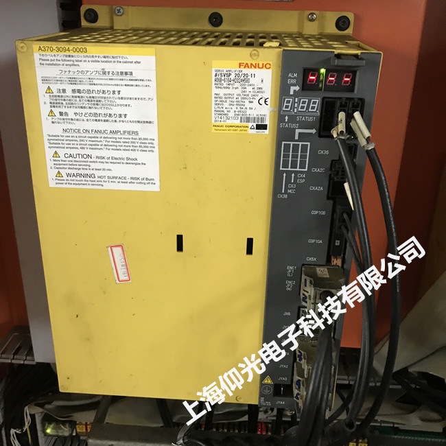 FANUC發(fā)那科伺服驅動器維修 A06B-6111-H055#H550主軸驅動器顯示報警代碼講解