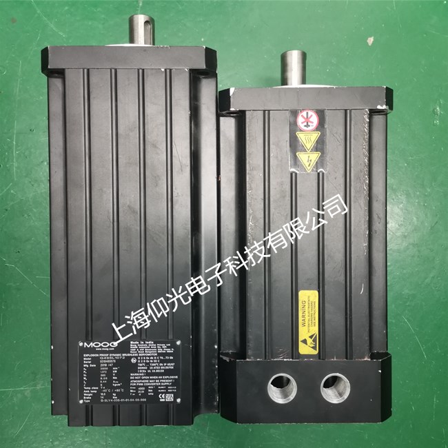 MOOG穆格伺服電機(jī)維修T-2-V8-012-17-02-H1 剎車線圈磁鐵故障修理
