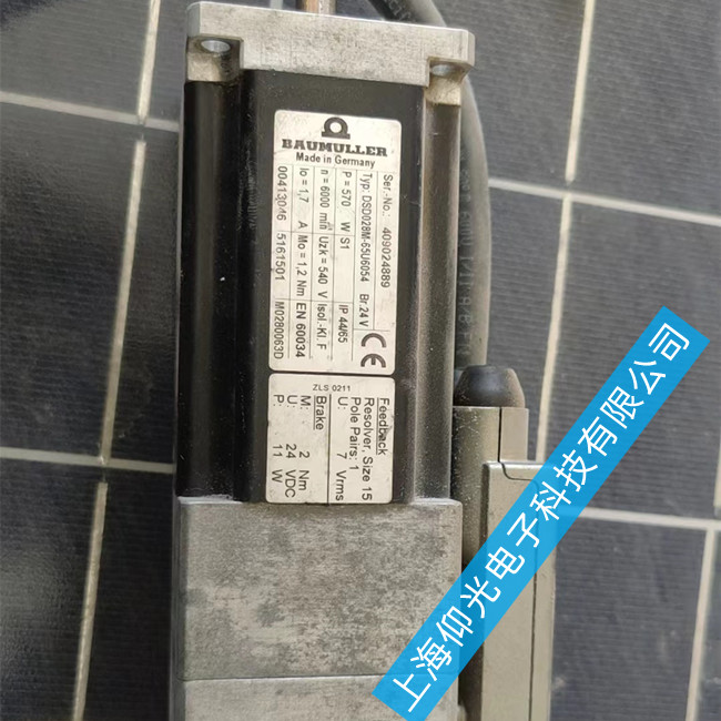 鋼板飛剪機上包米勒伺服電機維修所以故障