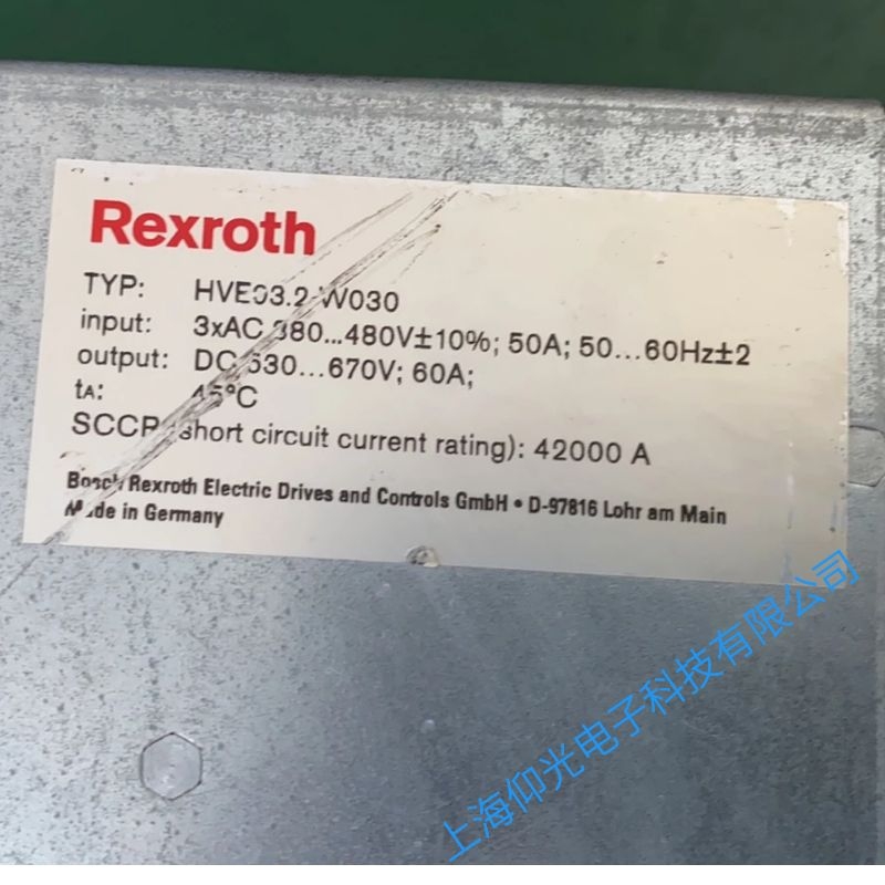 REXROTH力士樂伺服驅(qū)動(dòng)器報(bào)F4017代碼維修電話多少