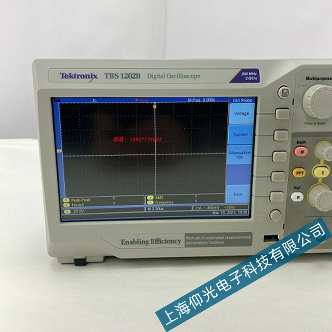 仰光維修泰克TBS1202B數(shù)字示波器常遇故障